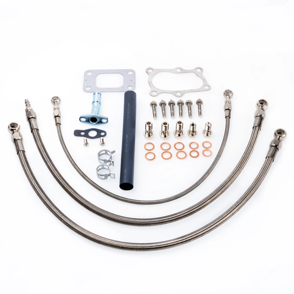 

Kinugawa Turbo Install Line Kit for Nissan RB25DET Skyline w/ Kinugawa TD05 TD06 Top Mount