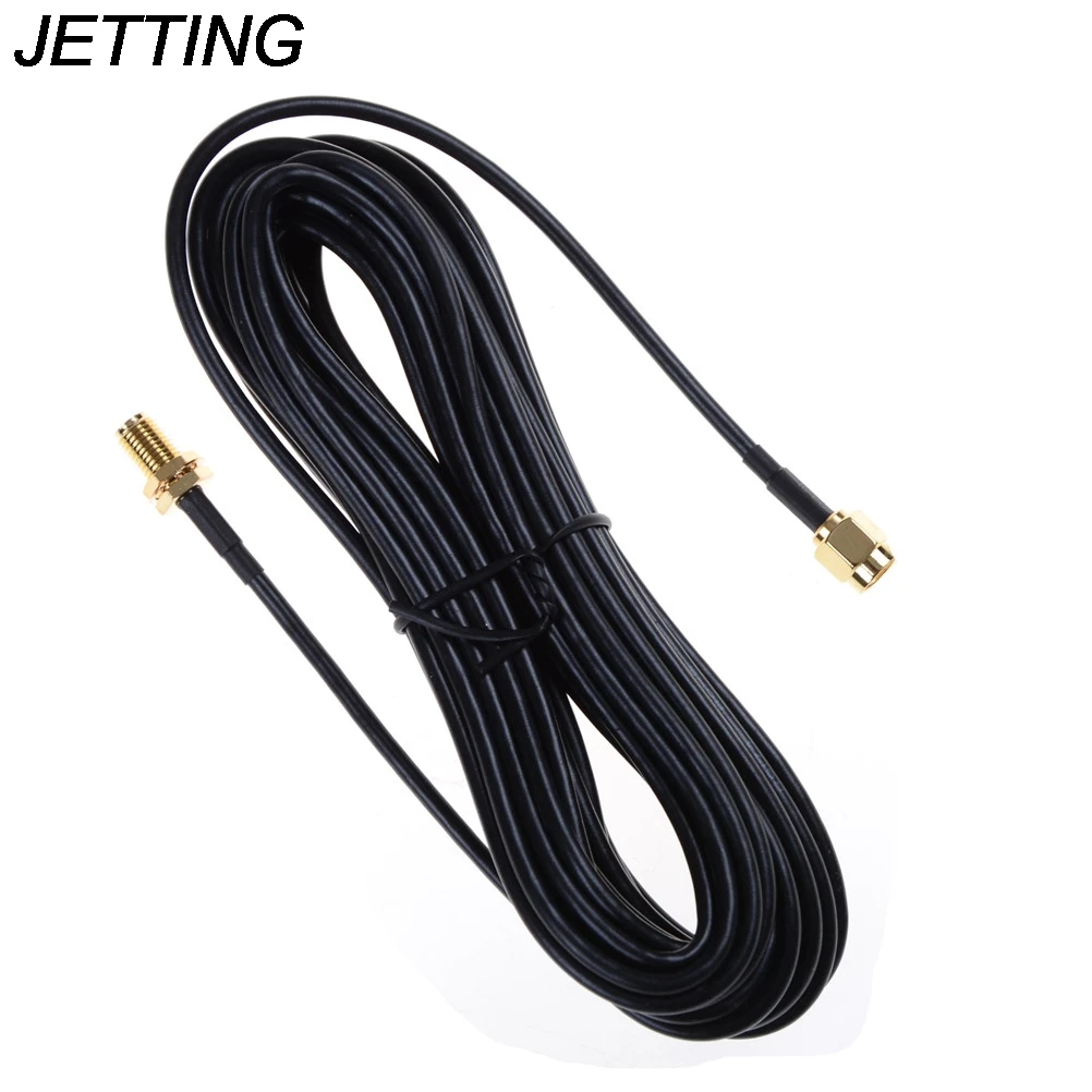 JETTING 1PCS High Quality 6M Antenna RP-SMA Extension Cable For WiFi Wi-Fi Router