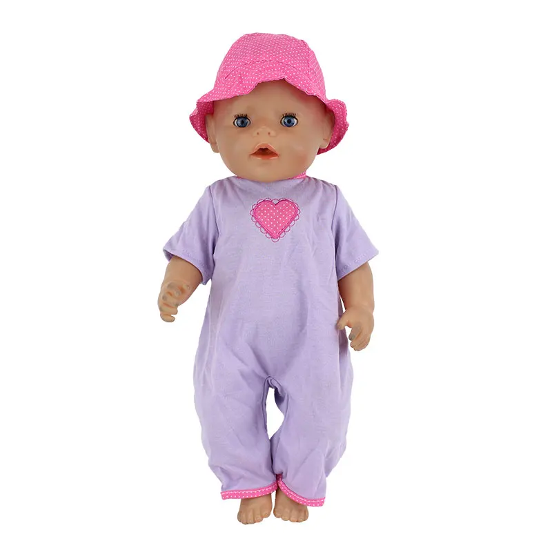 15 стилей на выбор, кукольная одежда, подходит для 17 дюймов 43 см, кукольная одежда для новорожденных, Одежда для новорожденных, праздничный подарок на день рождения - Цвет: Красный