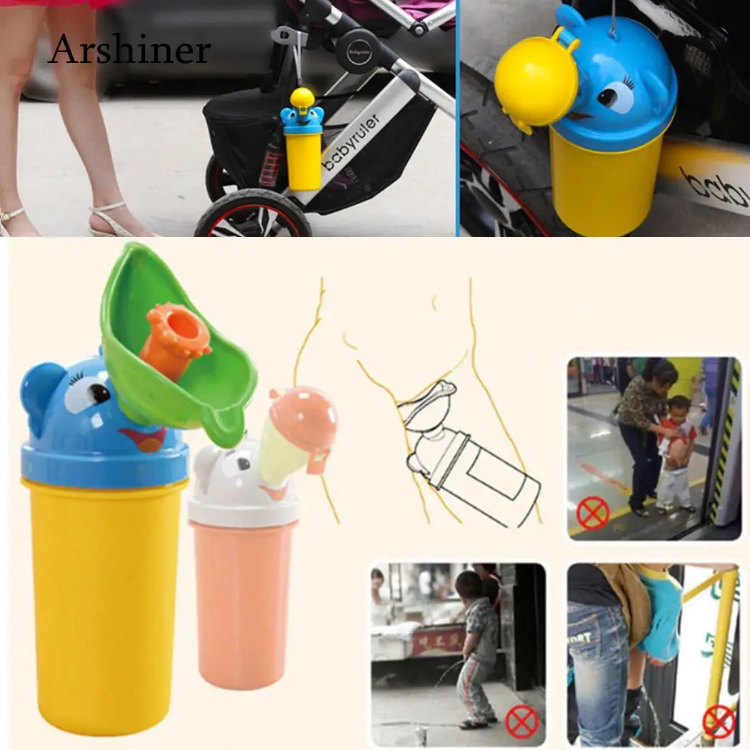 

Portable Urinal Travel Car Toilet Kids Vehicular Potty Pee Camping High-capacity Urinals Cute Baby Kids Girl Boy