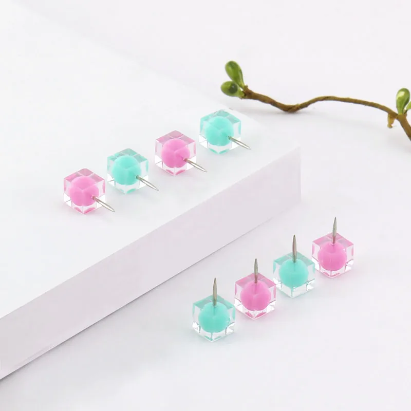 Ball Head Pin jelly Thumb Tacks Marcaron Color Push Pins 80 pcs/box For Cork Board Decorative H0224 push pins