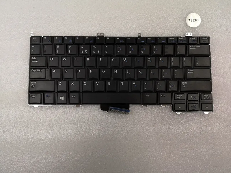 Новая клавиатура для ноутбука Dell Latitude 12 7000 E7240 E7440 США без точки подсветки |