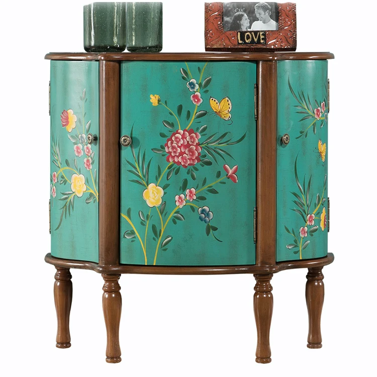 В стиле кантри живопись, porcupin шкаф, европейский стиль твердая деревянная гостиная, маленький шкаф, Пастораль