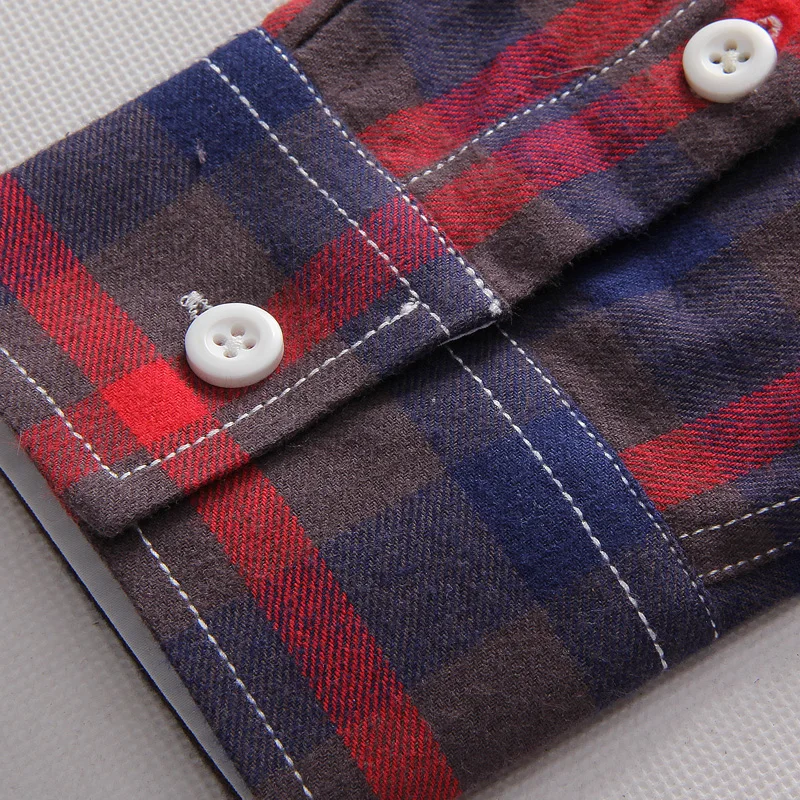 Рубашка мужская в клетку с длинным рукавом на пуговицах|mens checkered shirts|plaid shirt menplaid men