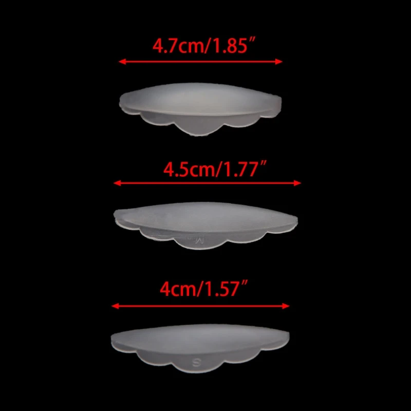 6pcs/Pack Eyelash Lift Curlers Silicone Shields Eyelash Lifting Curl Eye Lash Extension Silicone Pads