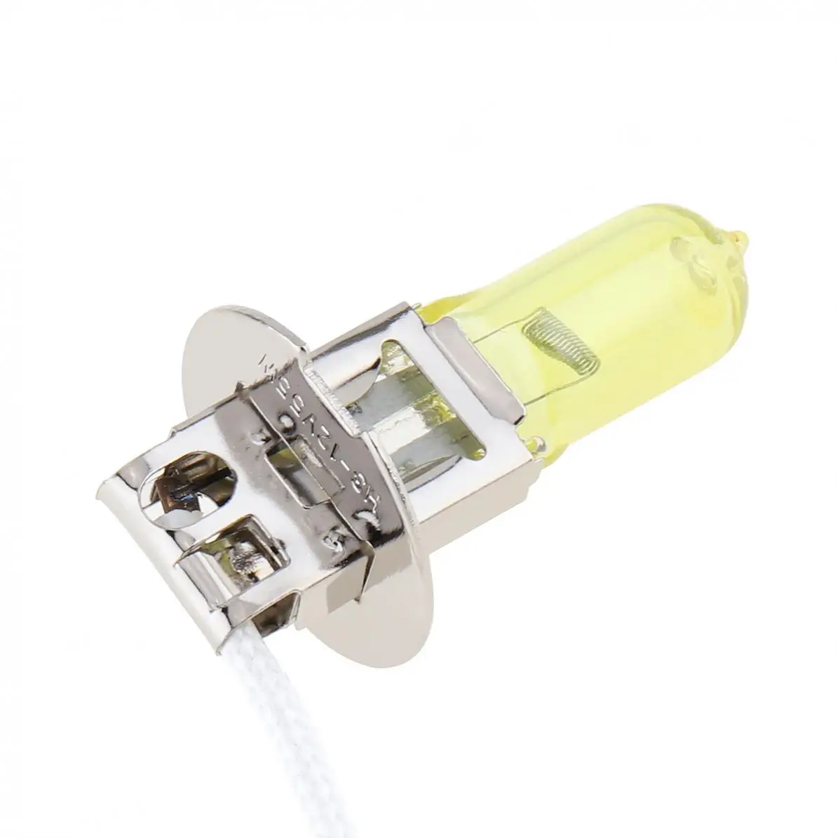 12V H3 2500K 55W желтый светильник, супер яркая Автомобильная ксеноновая галогенная лампа, автомобильный передний головной светильник, противотуманная лампа