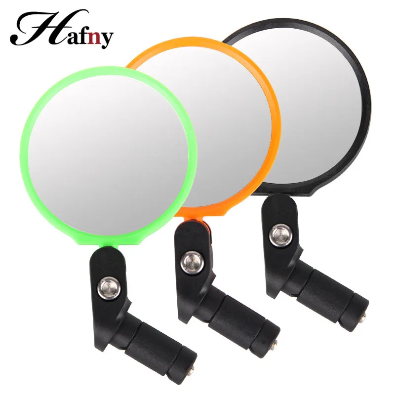 2022 Hafny Unbreakable Stainless Steel Lens Bicycle Rear View Mirror Clear Wide Range Back Sight