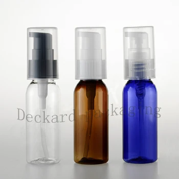 

50pcs/lot 30ml empty cream pump plastic containers, small cosmetic lotion bottle ,cosmetic pump packaging , travel cream jar