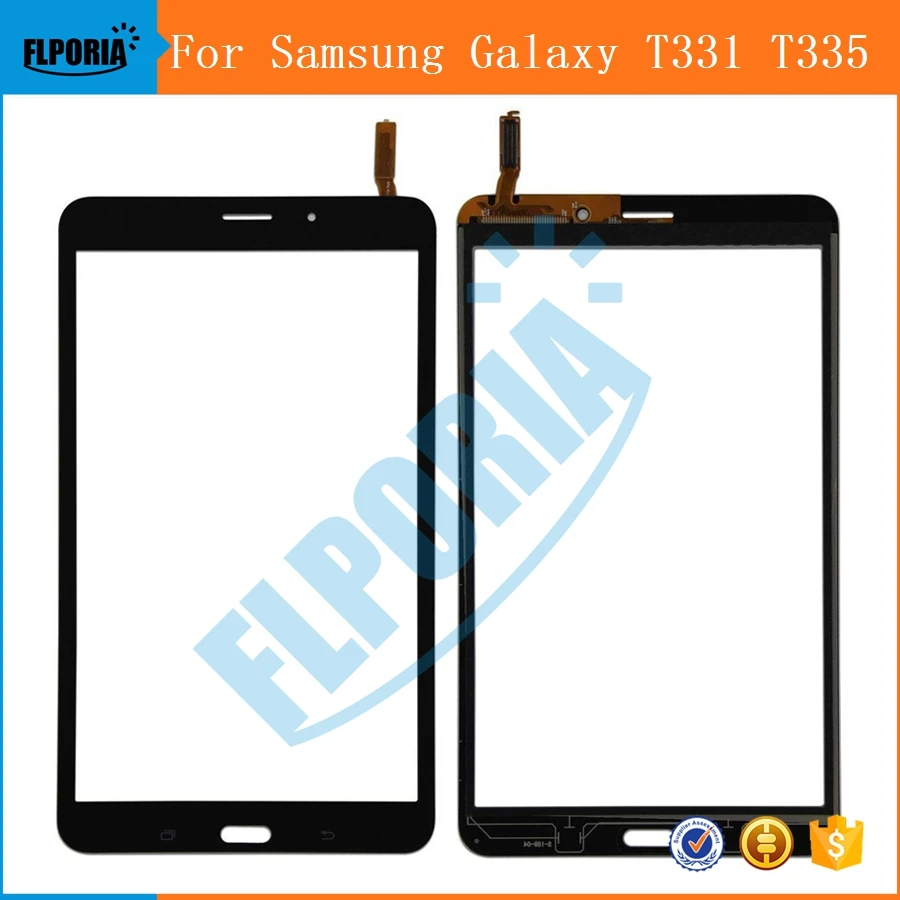 SM0008 For Samsung Galaxy Tab 4 8.0 8 SM T331 T335 Ver 3G White Touch Screen Digitizer Glass Lens Replacement (3)