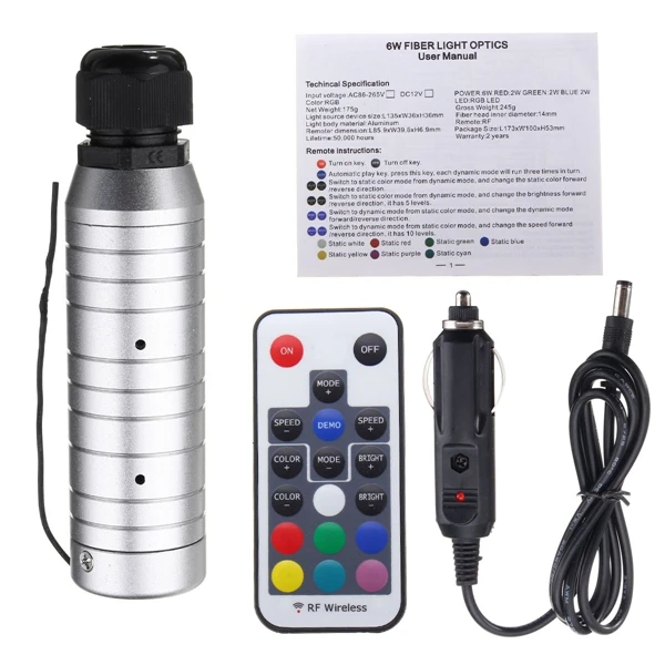 

6W Full Sky Star Light Spotlight Light Machine Pure White/DIY Color Colorful Changing With Remote Controller decoration lamp