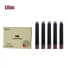 JINHAO много 25 шт сиреневых картриджей для фонтана ручка высокого качества PEACHBLOW красный кофе на выбор