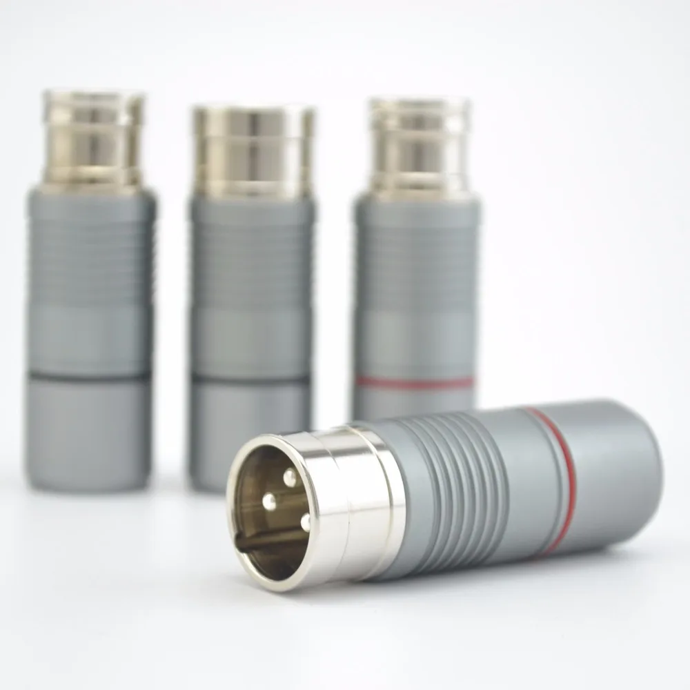 Kopen Verzilverd XLR Terminal Audio stijl schroeven Locking XLR balance audio plug