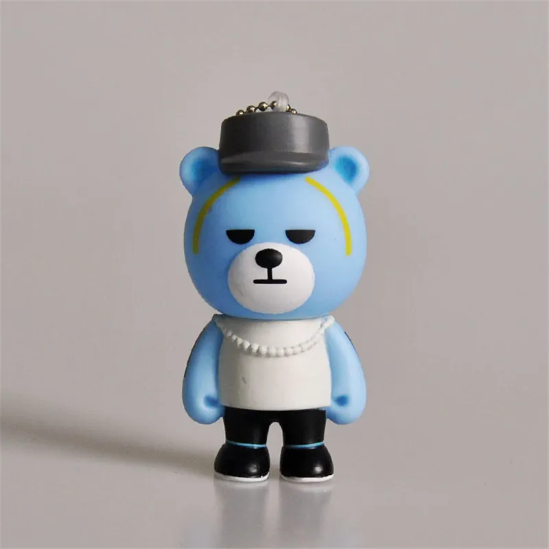 Youpop KPOP BIGBANG Breathing Bears альбом пластиковый брелок мультяшный K-POP украшения аксессуары брелок кулон брелок YSK403 - Цвет: TaeYang