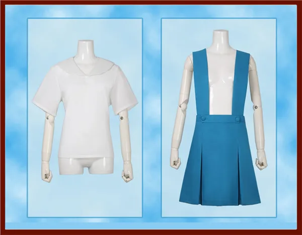 [Сток] Аниме EVA Neon Genesis Evangelion Ayanami Rei, школьная форма, платье Asuka Langley Soryu Cos Ful, комплект, костюмы для косплея