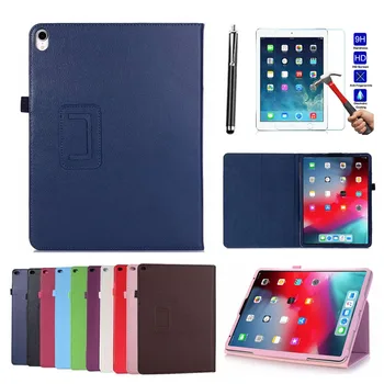 

Tablet Case Cover For iPad Air 3rd Gen 10.5 2019 A2152 A2123 A2153 A2154 PU Leather Smart Stand Magnetic Hard Shell Skin+Pen