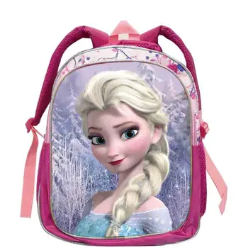 

Large Capacity Kids Cartoon Character backpack Children's school Bagpack Elsa & Anna Princess Schoolbag for teen girls pupil