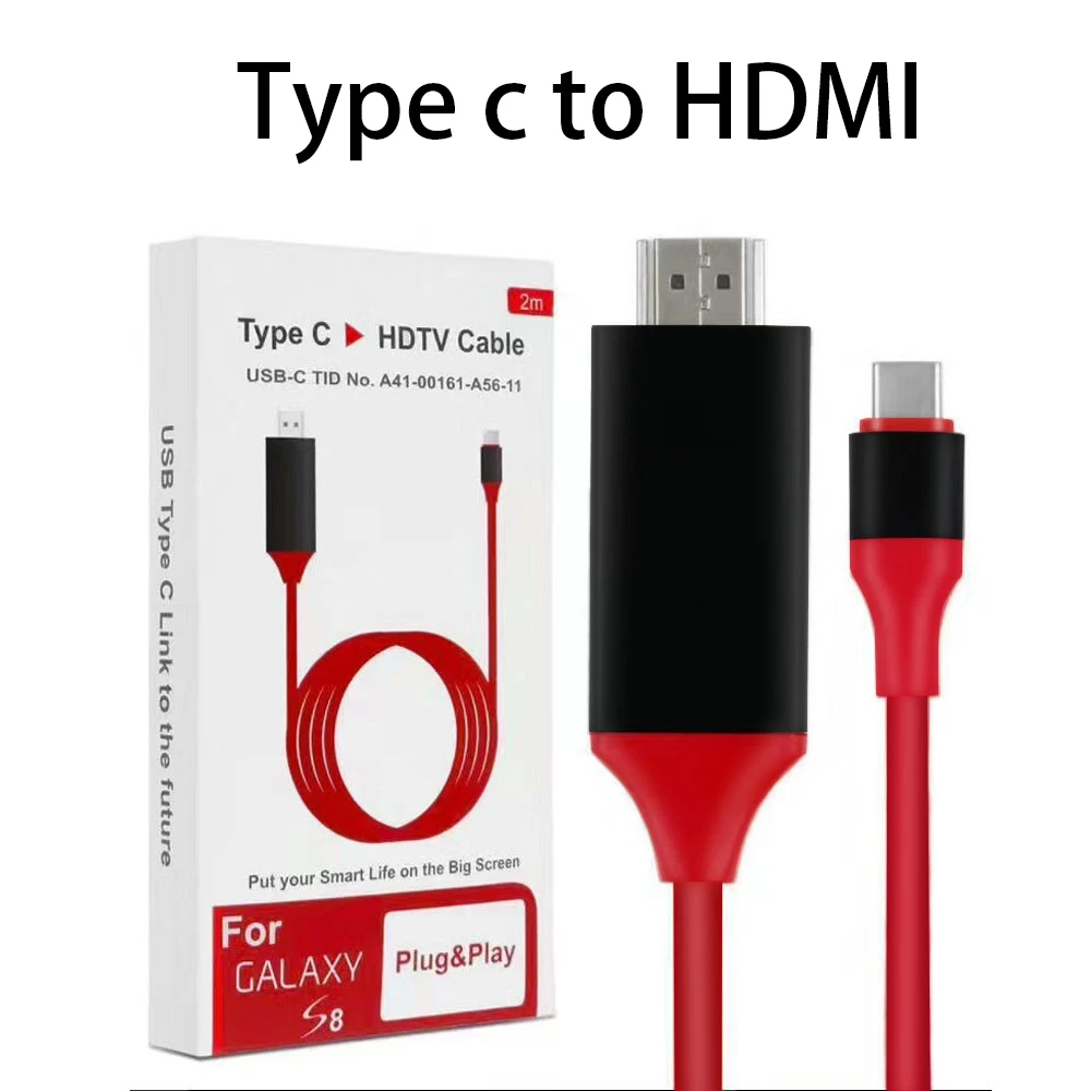 

USB C Type c to HDMI 4K Cable Adapter USB C HDMI Cable Thunderbolt 3 for MacBook pro Samsung Galaxy S10 S9 Huawei Mate 20 P30