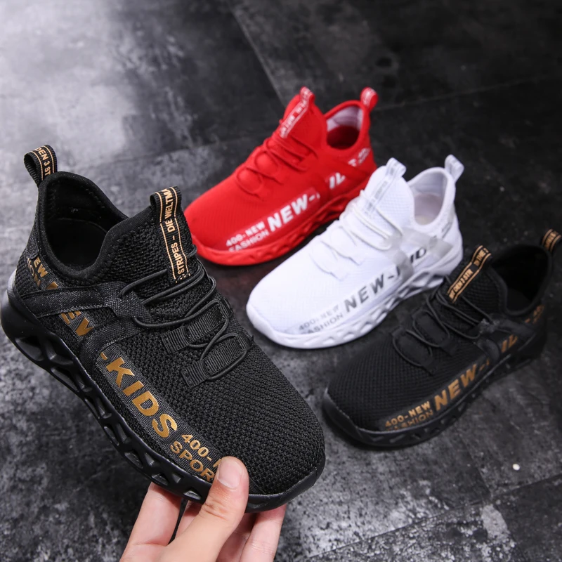 Детская обувь для девочек Детские кроссовки Kanye 350 V2 спортивные трикотажные