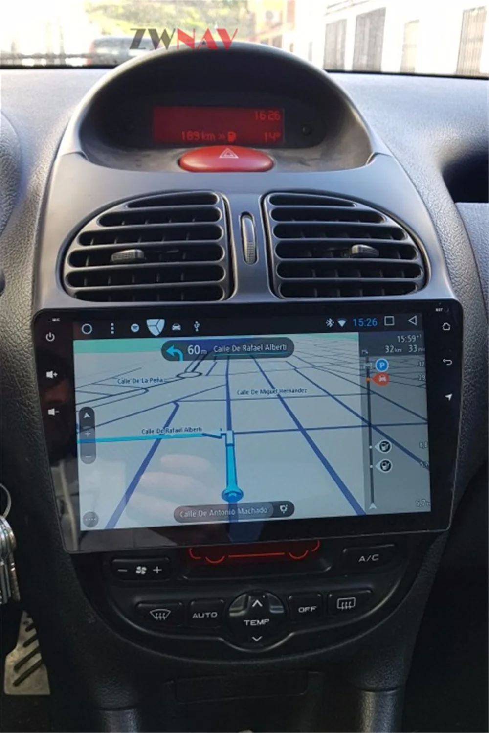 

Newest 8.0 Car Player GPS Navigation Headunit For Peugeot 206 2000-2016 Satnav Car Stereo Unit Multimedia With Free Camera Map