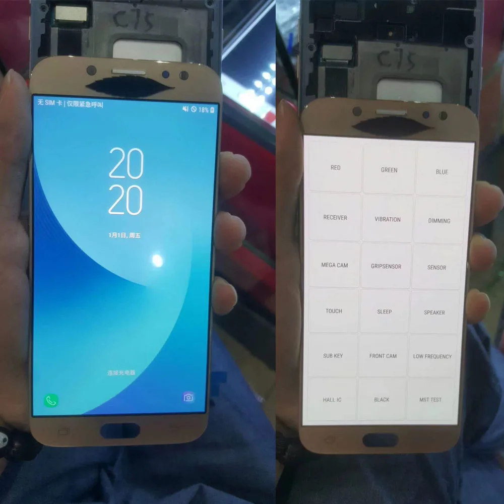 J730 ЖК дисплей для Samsung Galaxy J7 Pro 2017 J730F и сенсорный экран дигитайзер в сборе J730GM J730G