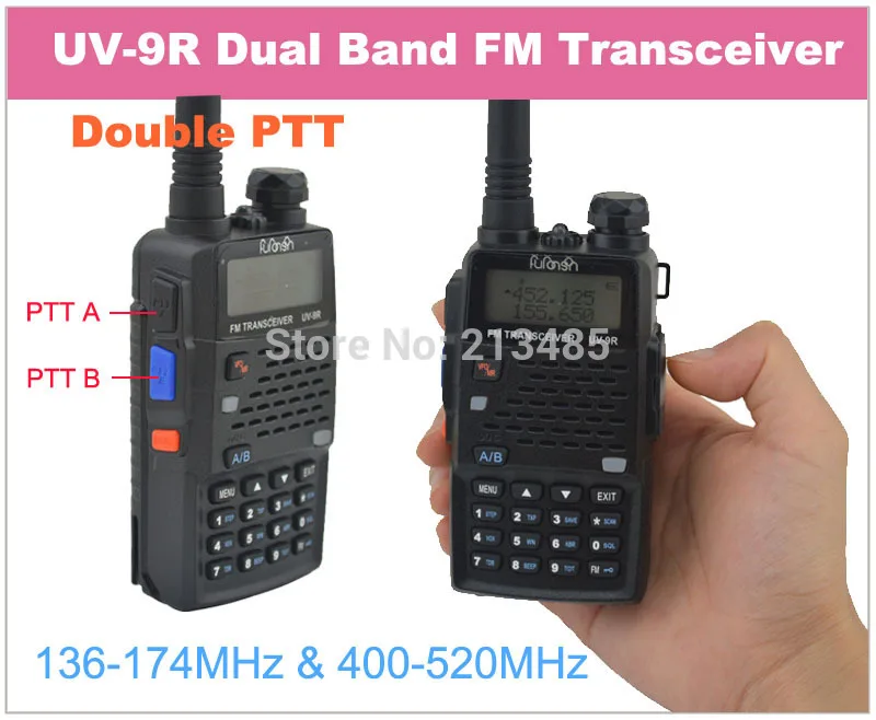 double-ptt-dual-band-400-520mhz-136-174mhz-fm-portable-two-way-radio-with-flash-light