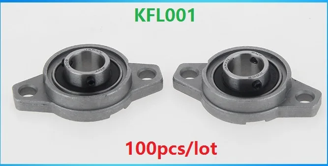 Подшипники из цинкового сплава 100 шт./лот KFL001 FL001 12 мм подшипники подушечные
