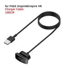 Для Fitbit inspire зарядное устройство 100 см USB Замена зарядная док-станция кабель шнур для Fitbit inspire HR Браслет аксессуары