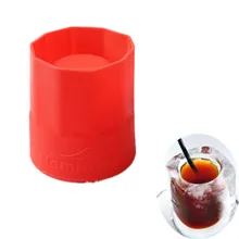 1 шт. самодельный лед кубик дробь Стекло Форма для замораживания приготовления льда лотки новая форма резиновый чашки кухонные аксессуары Мороженое Инструменты