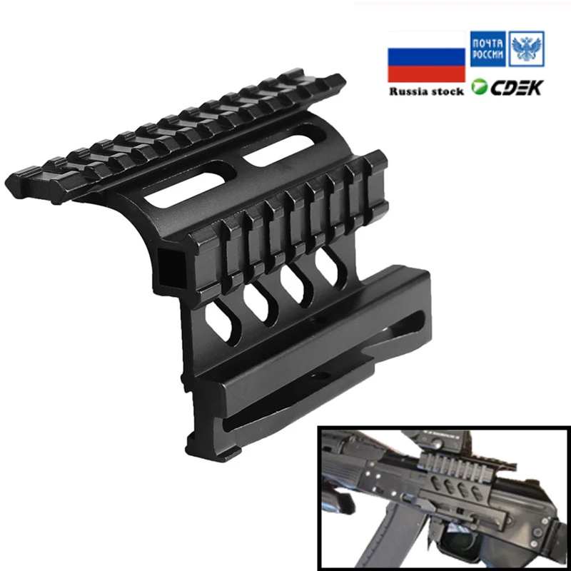 Tactical Picatinny Weaver AK Serie Side Mount Rail Quick QD 20mm picatinny Detach Double Side AK Scope Sight Mount Bracket Rifle