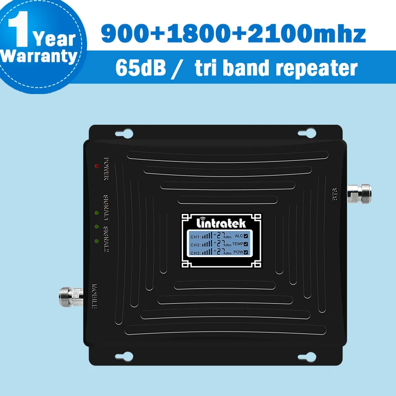 Lintratek 2 г 3g 4G мобильный телефон Сотовая связь усилитель сигнала GSM 900 + DCS 3 1800 мГц