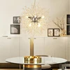 Modern Dandelion Chandelier Chrome Golden vanity suspension Crystal Chandelier Hanging G9 LED Lighting lustre for Living Room ► Photo 2/5