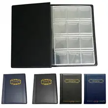 120 moedas coleção álbum dinheiro moeda armazenamento tokens medalhões emblemas livro armazenamento titular design especial coleção penny caps