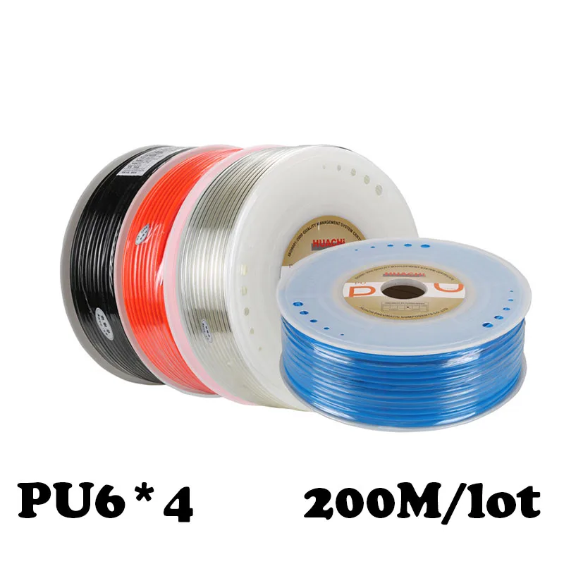 PU6*4 200m/roll PU tube 6*4mm Air pipe, air hose, air duct fittings air