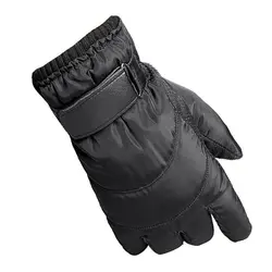 Showersmile бренд Мужские аксессуары зимние теплые перчатки черные водительские перчатки коралловый флис Skee тренировки сноуборд варежки синий