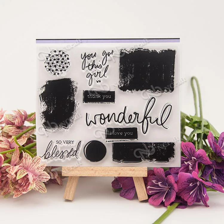 wonderful Clear Stamp for Scrapbooking Transparent Silicone Rubber DIY Photo Album Decor | Дом и сад