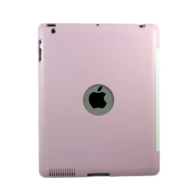 Высококачественный чехол с Bluetooth клавиатурой для iPad 2/3/4, дизайнерский защитный чехол для ноутбука, для iPad 4, 3, 2, откидная подставка, роскошный умный чехол - Цвет: Pink