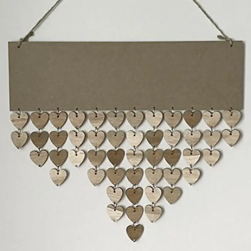 Home decor Wood Birthday Reminder Calendar Event Board Happy Birthdays