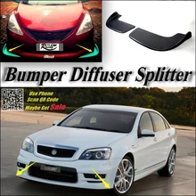 Автомобиль Splitter Диффузор Бампер Canard Lip Для ВПГ Гранж Tuning Body комплект/Передний Дефлектор Автомобиля Лоскут Fin Подбородок Уменьшить Автомобиль Обвес