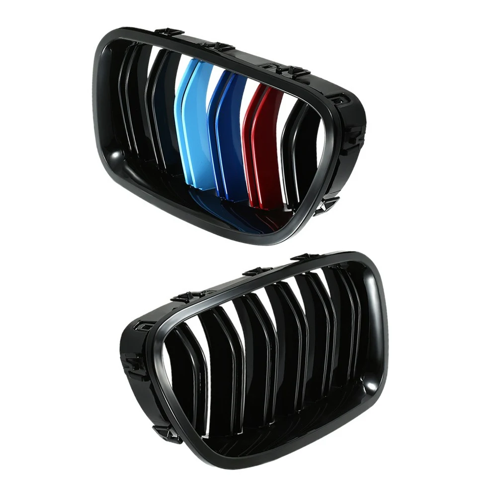 Почечная решетка двойная линия планка подходит для BMW F10 F11 F18 5 Series M5 10 16|kidney grill|racing