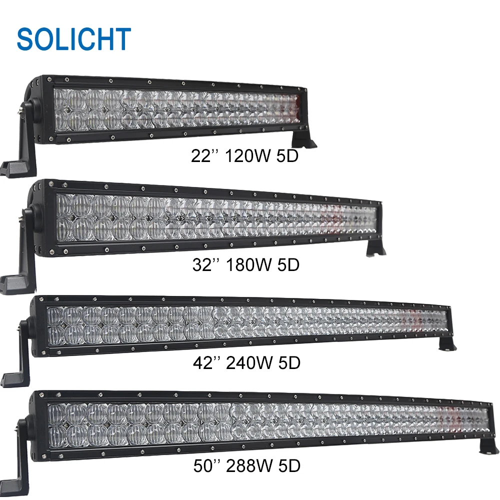 Световой прожектор SOLICHT22'' 120 Вт 32 '餌 42'' 240 50 '饸 5D с линзой световая
