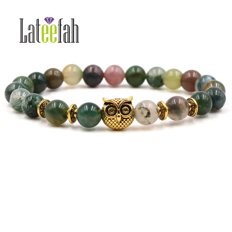 

Lateelah New Fashion Cat Eye Stone Bracelet Bracelet Stone Natural Male Natural Stone Bracelet Lot Handmade Gift