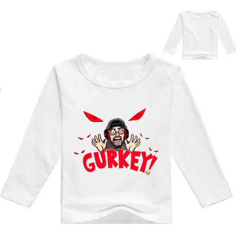 

Z&Y 2-16Years Halloween Clothes for Children FUNnel Vision FGTeeV Clothes Boys Tshirt Gurkey Kids T Shirt Girl Long Sleeves Tops