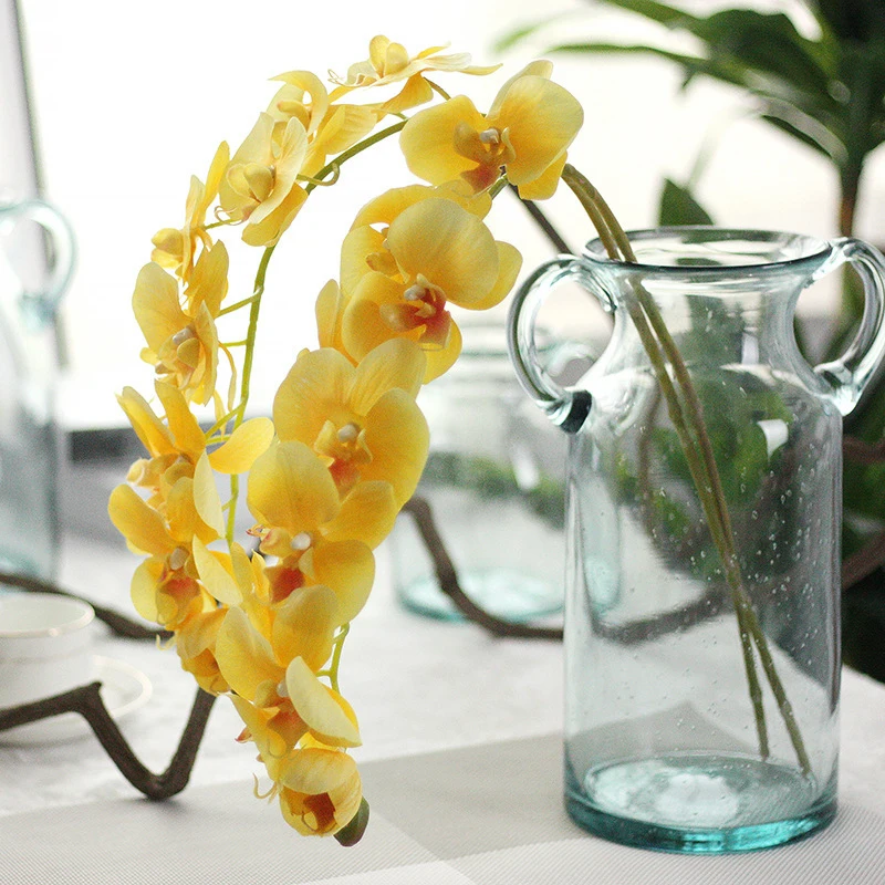 Christmas New Fashion Orchids Artificial flowers High quality Wedding flowers Phalaenopsis Silk flwoers for Wedding Decoration Christmas New Fashion Orchids Artificial flowers High quality Wedding flowers Phalaenopsis Silk flwoers for Wedding Decoration