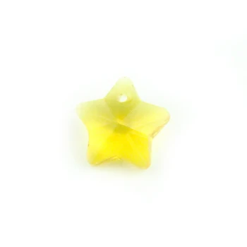 

14mm 1000pcs Topaz One Hole Crystal Glass Star Beads For Bar Lighting Decoration Free Shipping