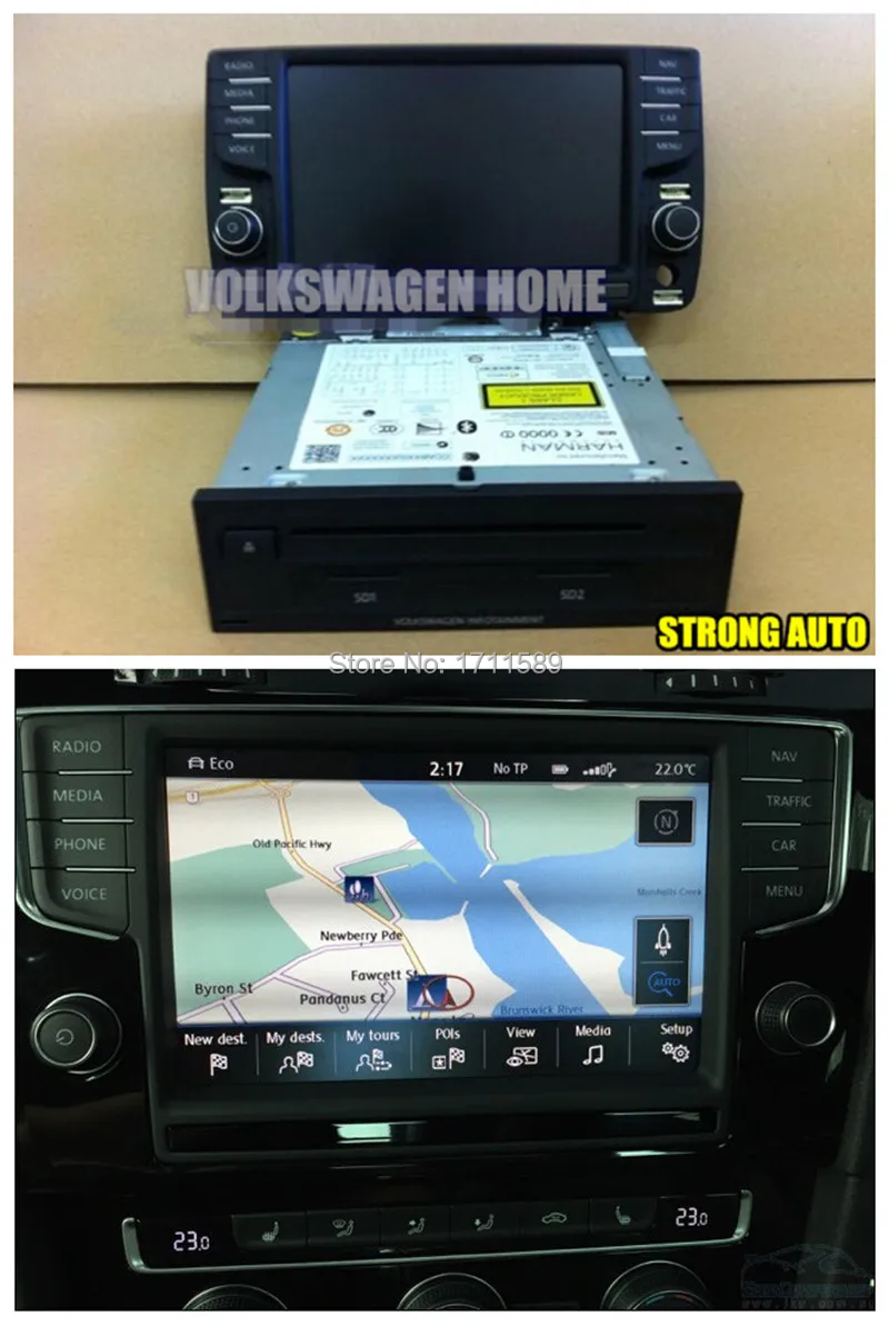GENUINE VW GOLF 7 VII GOLF R INFOTAINMENT Discover Media Pro SAT NAV SD
