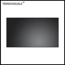 THKALRU, 2,35: 1 4 K тонкая рамка с фиксированной рамкой проекционный экран, окружающий свет отклонение с черным кристаллом материал