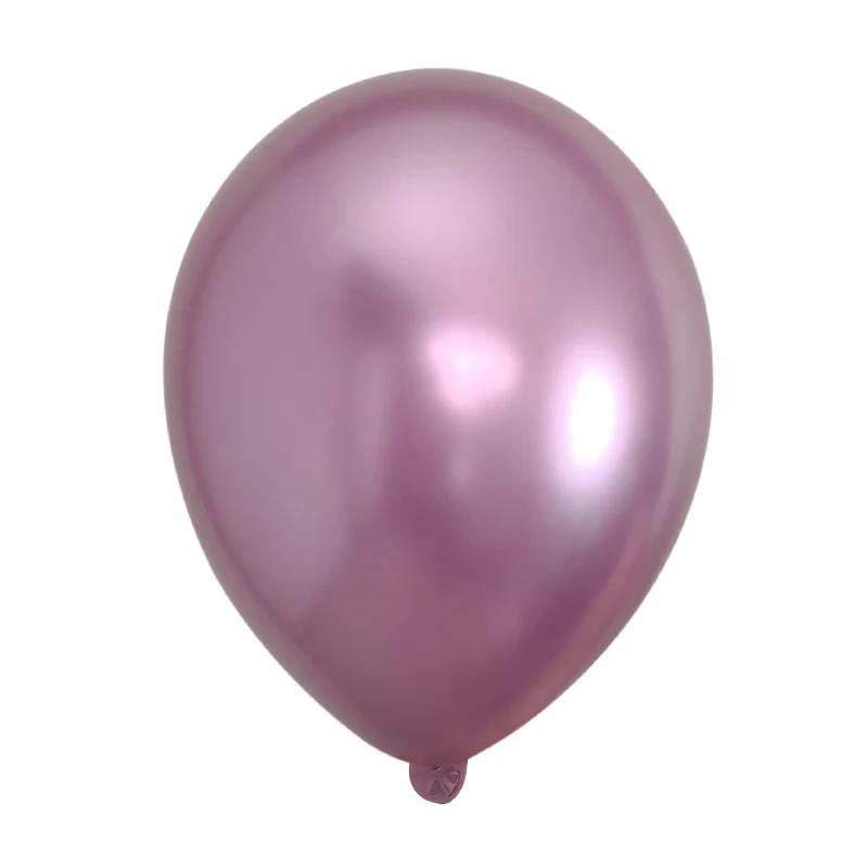 100 шт. 12 дюймов хромированная латексные воздушные шары для свадьбы вечеринки декор Globos Metalicos толстый жемчужный металлик латексный гелиевый баллон шар поставки - Цвет: Light Purple