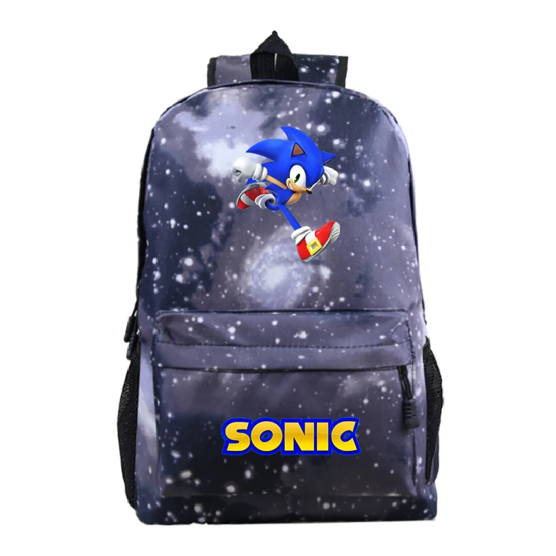 Sonic рюкзак, школьные сумки, модный шаблон, для студентов, для мальчиков и девочек, рюкзак для мужчин и женщин, рюкзак для ноутбука - Цвет: 26