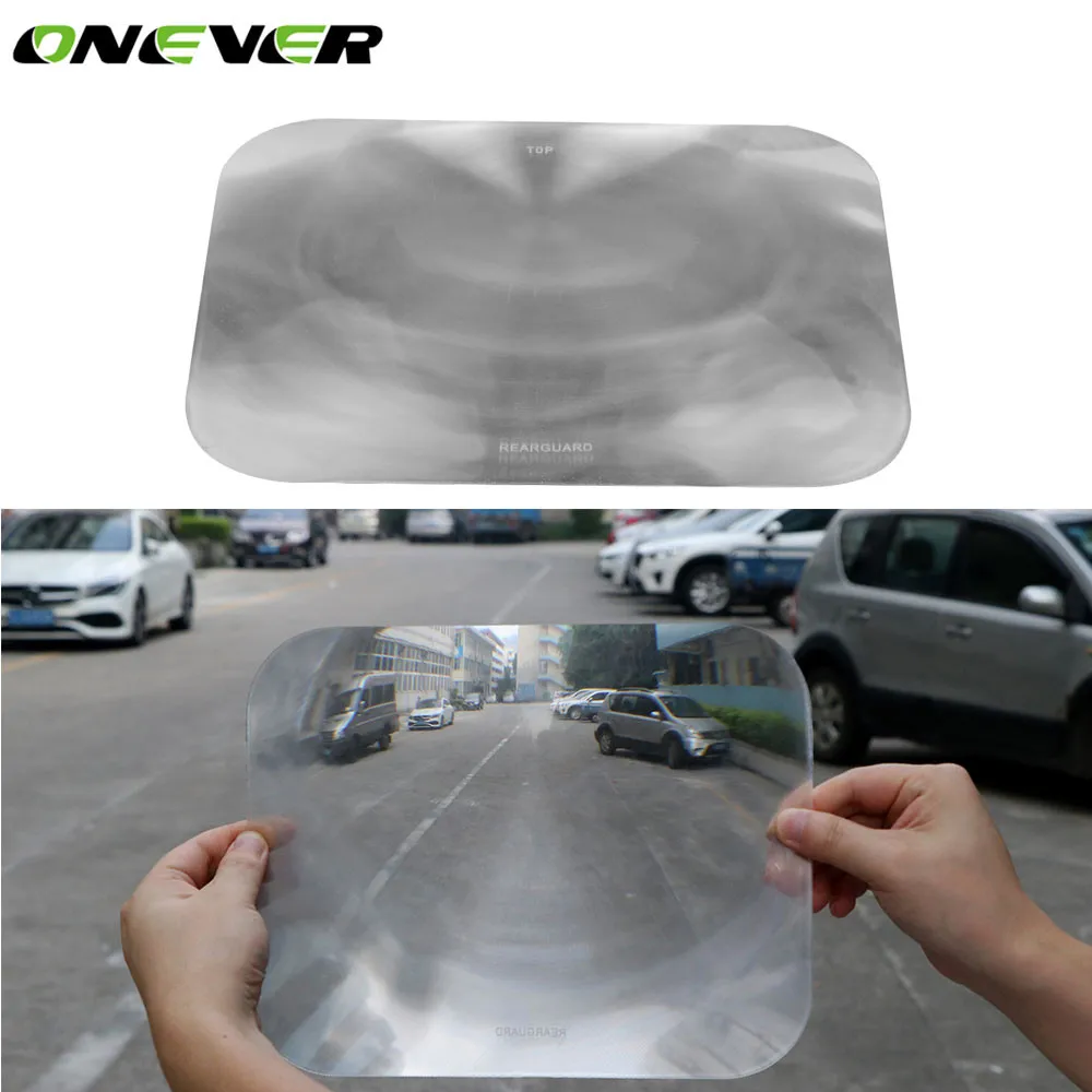 1X Car Fresnel Lens Rear View Mirror Wide Angle Parking Blind Spot H 