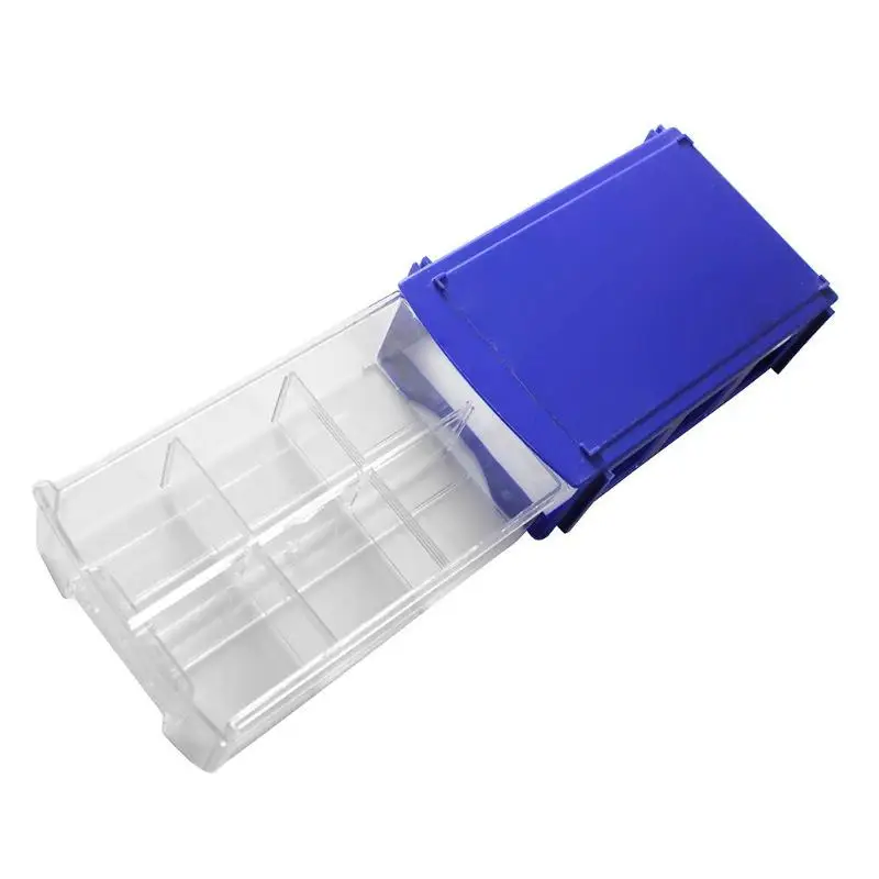 Многофункциональный контейнер с отделениями для хранения пластиковый прозрачный контейнер для хранения ремесло Органайзер чехол для